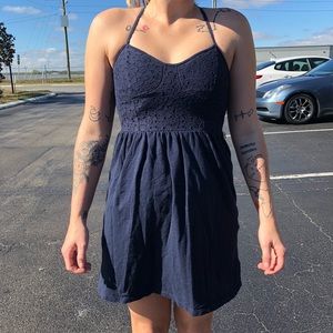 American eagle navy blue casual dress